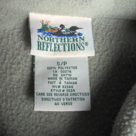 Vintage Northern Reflections Jacket Women's Full Zip Fleece Embroidered S - Picture 7 of 8